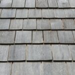 black and white roof tiles