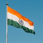 flag hanging on pole