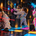 Paint, Puzzles, and Laser Maze Adventure