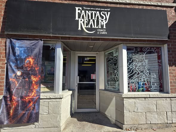 Photo shared by Mai-Liis Renaud: OUT and ABOUT with Seeker Chick Mai-Liis stopped by FANTASY REALM, located…